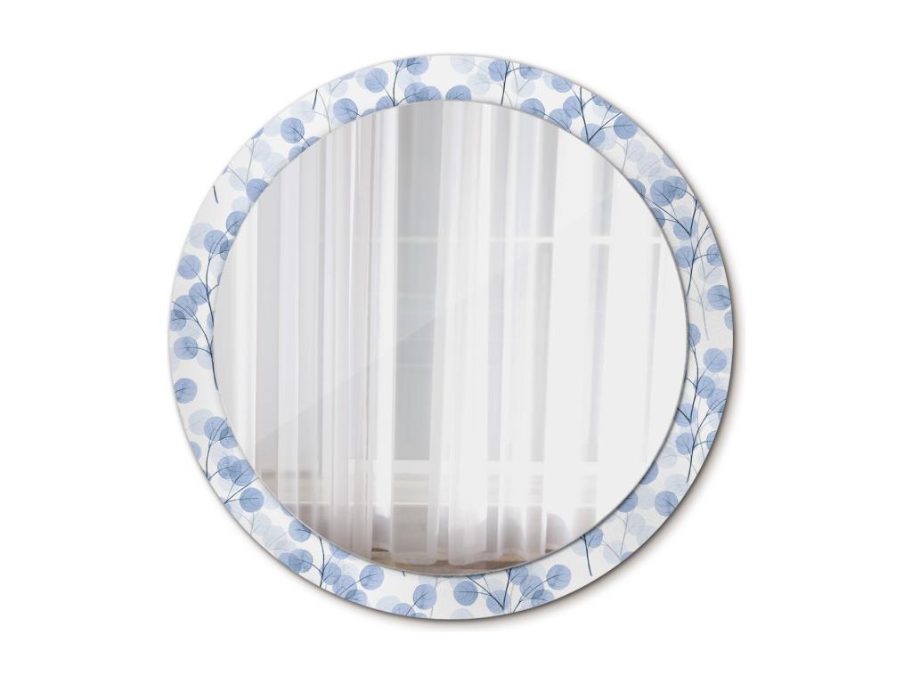 Espejo Redondo Decorativo - Hojas de Rama - 90cm