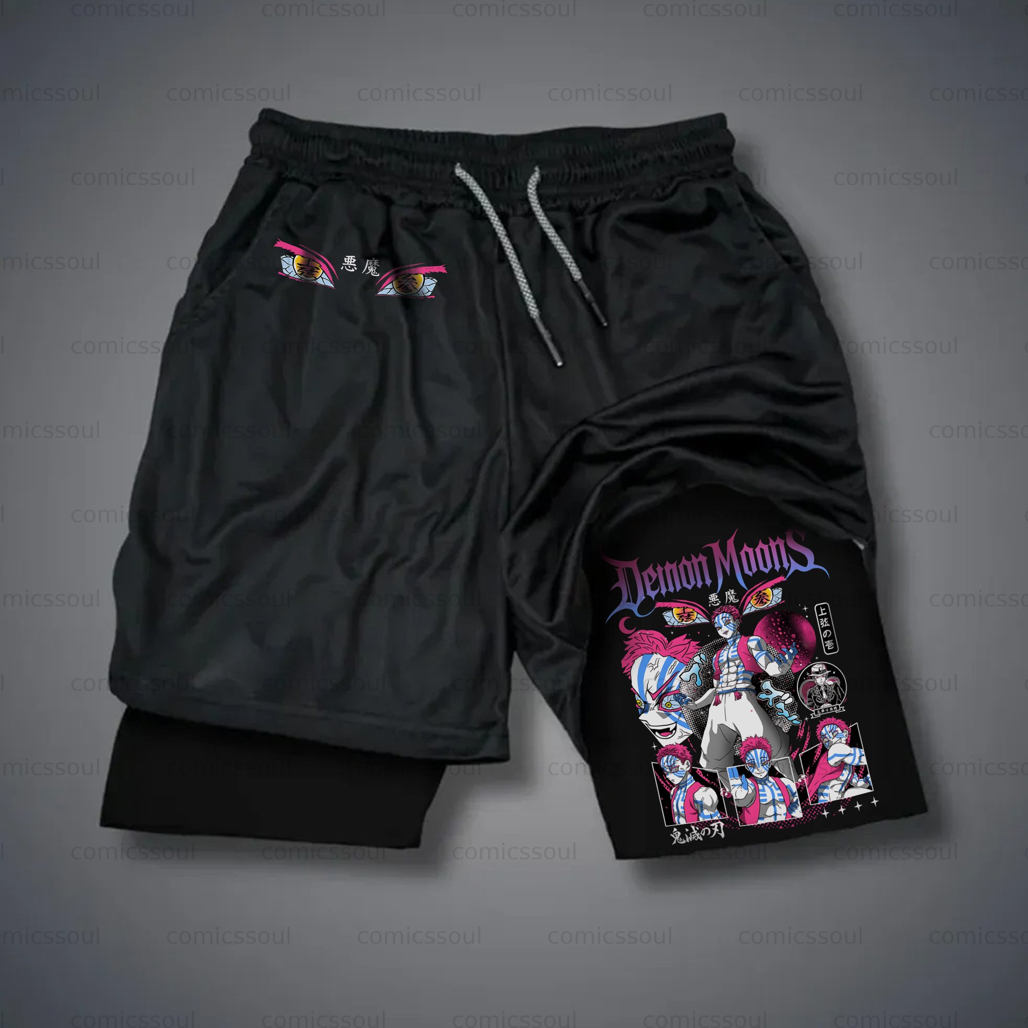 Unisex Casual Anime Streetwear Shorts