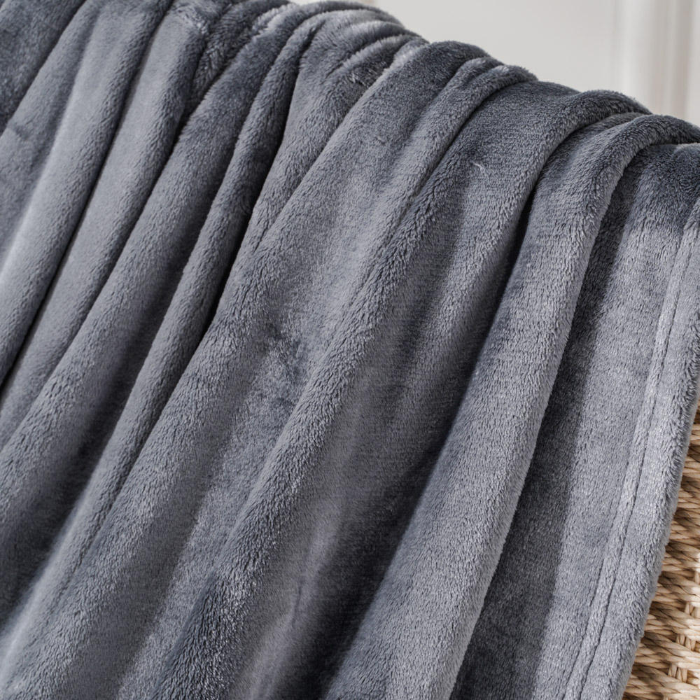 Lightweight Flannel Fleece Throw Blanket, Super Soft Warm Fuzzy Blanket for Couch Bed Home Hotel Use