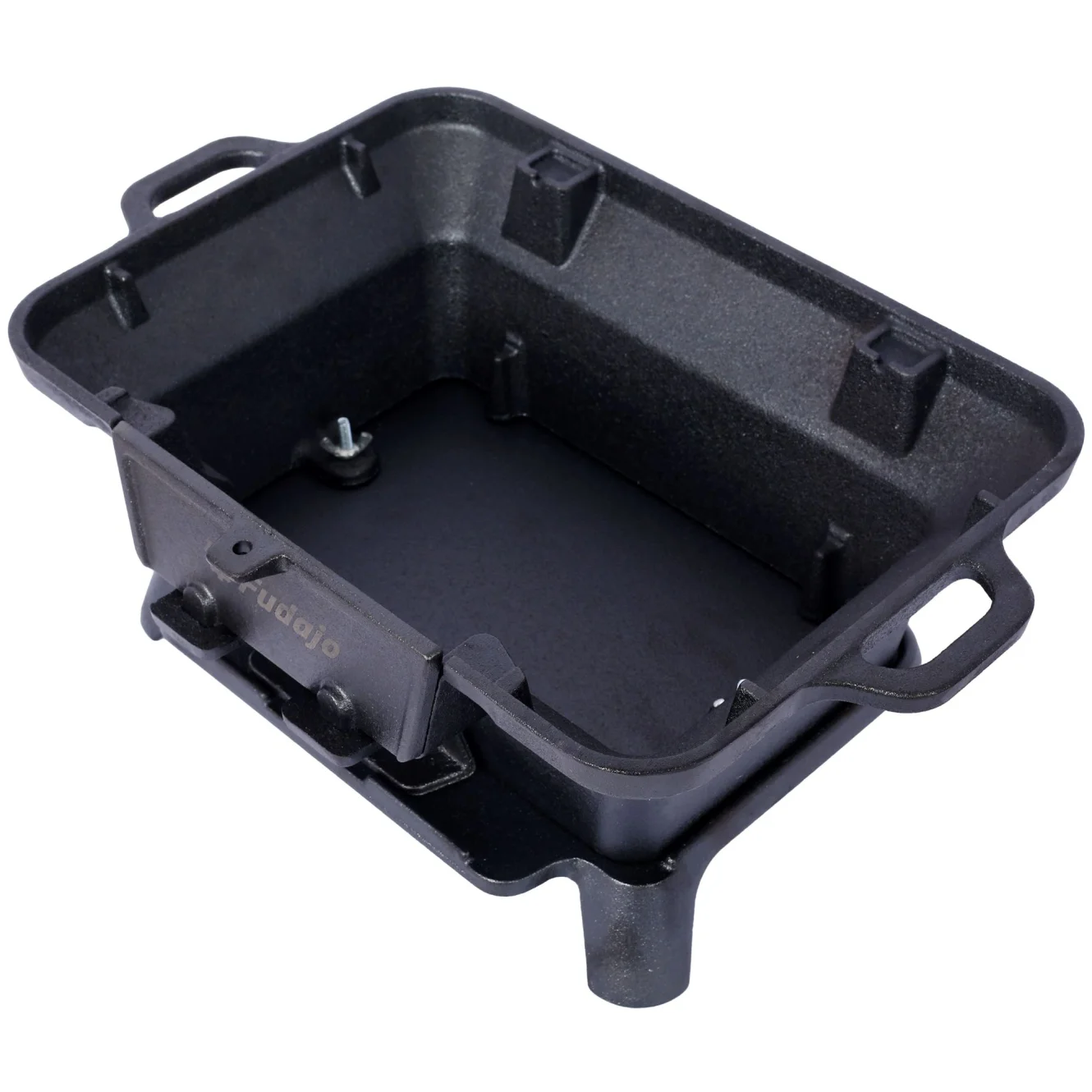 Hibachi Grill, 16" Portable Cast Iron Outdoor Tabletop Grill, Handled Mini Japanese BBQ Charcoal Stove, Small Durable Camping Cast Iron Grill with Grate Hook - Image 5