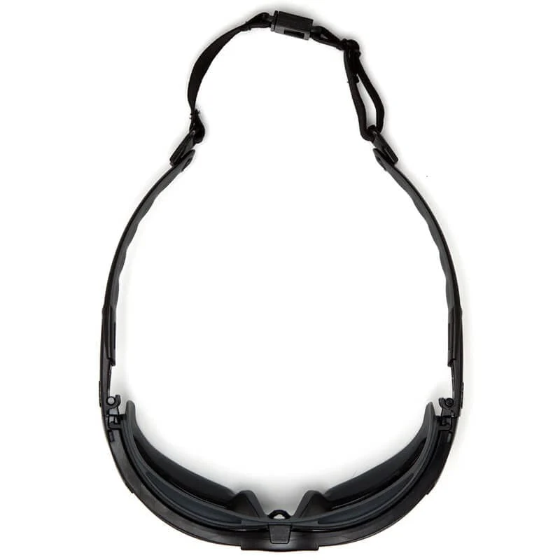 Pyramex Isotope Safety Glasses/Goggles Black Frame Clear H2MAX Anti-Fog Lenses - KTF Painting Interior Exterior