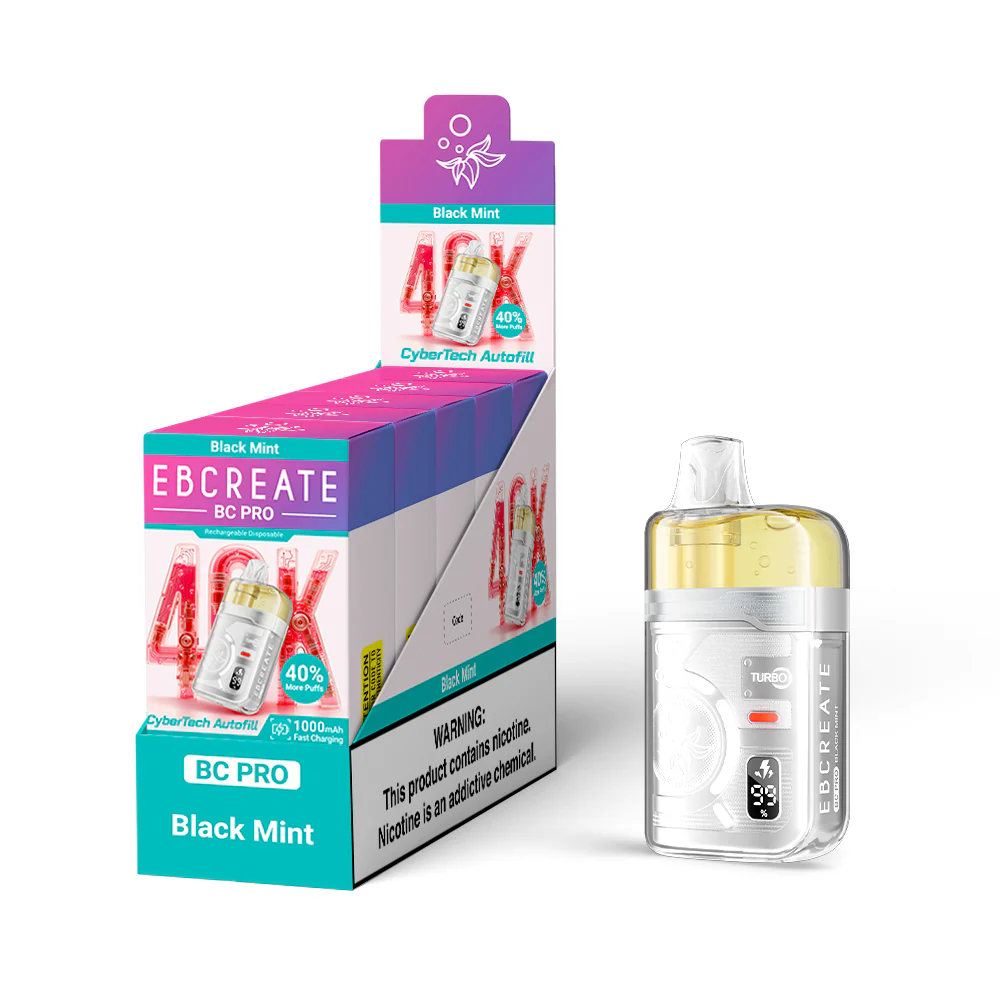 EBCREATE BC PRO cigarette électronique jetable rechargeable (toutes les saveurs)