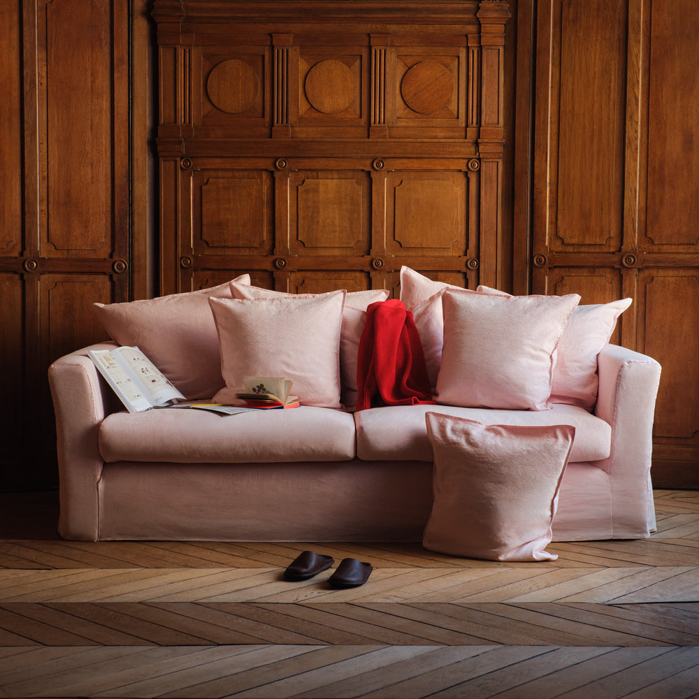 Housse de canapé - Rose Granité