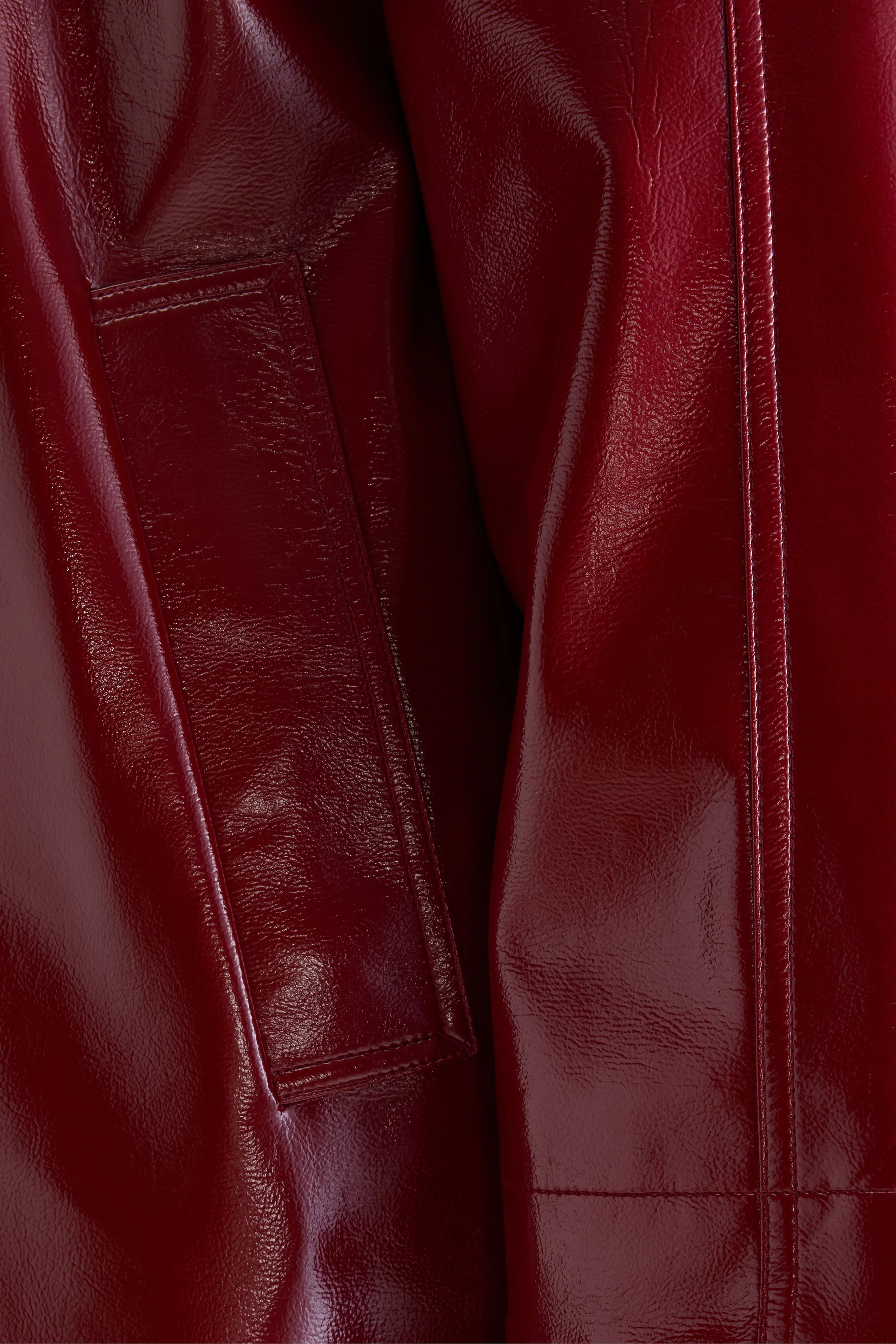 Bellerose Jana vinyl coat (261 / W / CERISE)