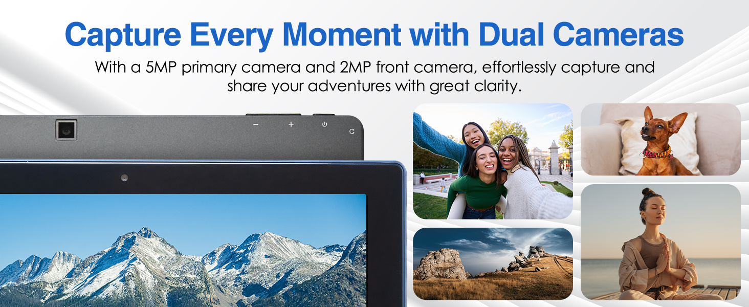 windows tablet with cameras 5mp 2mp dual duo