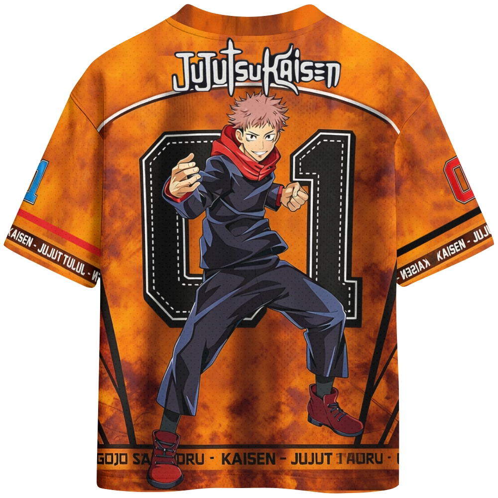 Jujutsu Kaisen Crew Neck Football Jersey