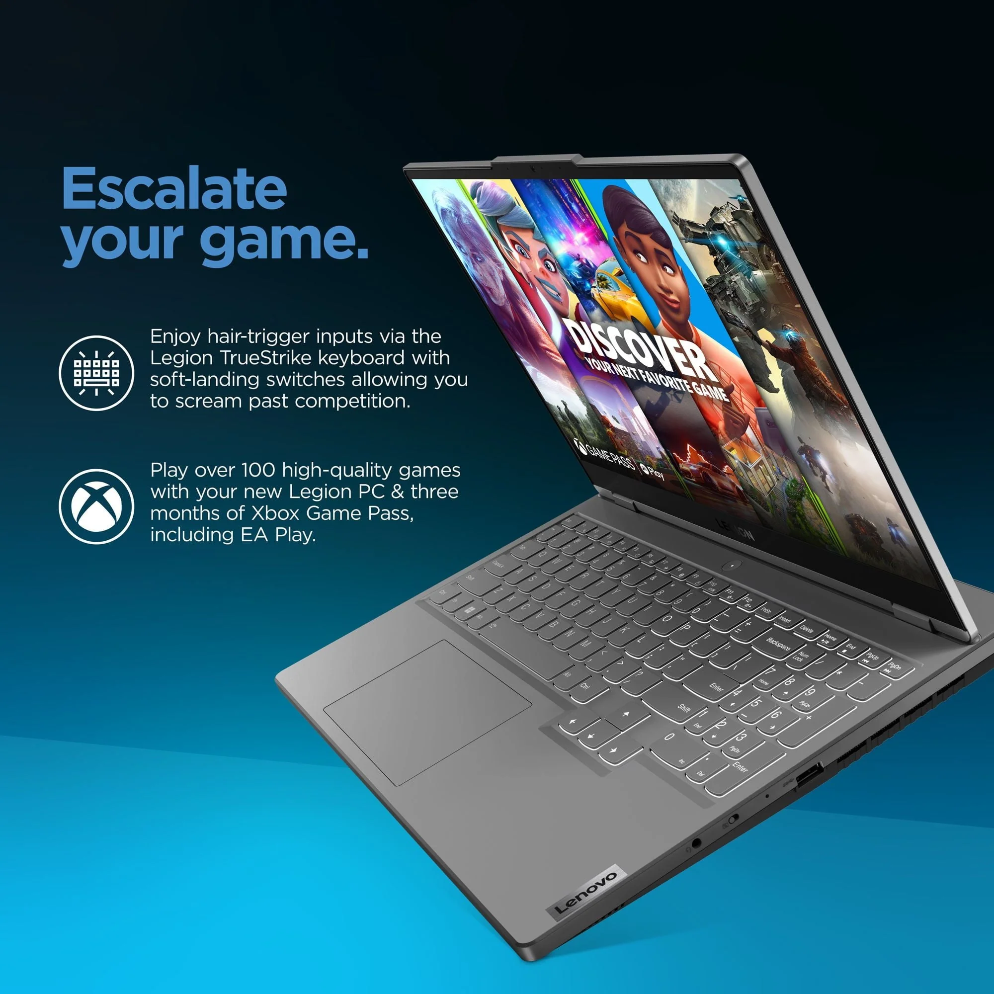 Lenovo Legion 5 15.6" WQHD 165Hz Gaming Laptop AMD Ryzen 7 7735H 16GB RAM 512GB SSD NVIDIA GeForce RTX 4060 8GB Storm Grey - Image 5