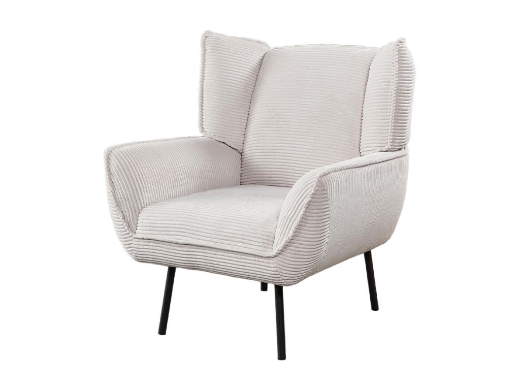 Sillón - blanco crema pana - Confortzx