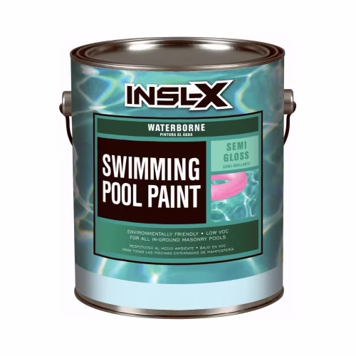 Insl-X Waterborne Pool Paint 1 Gal. Royal Blue Semi-Gloss - WR1024092-01 Insl-X Waterborne Pool Paint 1 Gal. Royal Blue Semi-Gloss - WR1024092-01