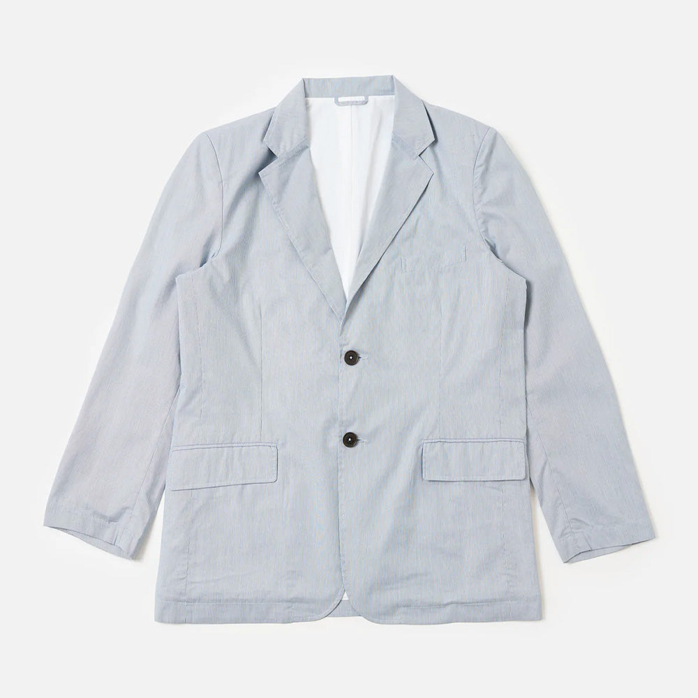 Universal Works - Veste Blazer Boston Kennedy - Bleu à rayures