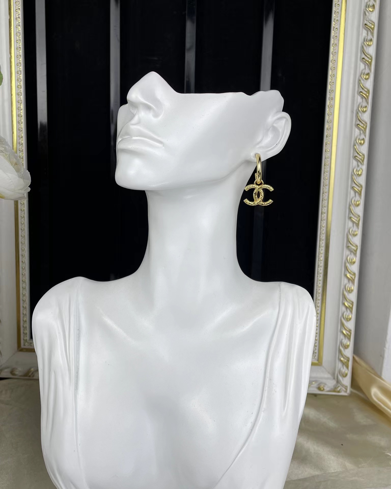 Chanel Golden Double C Earrings - Original Replica Club