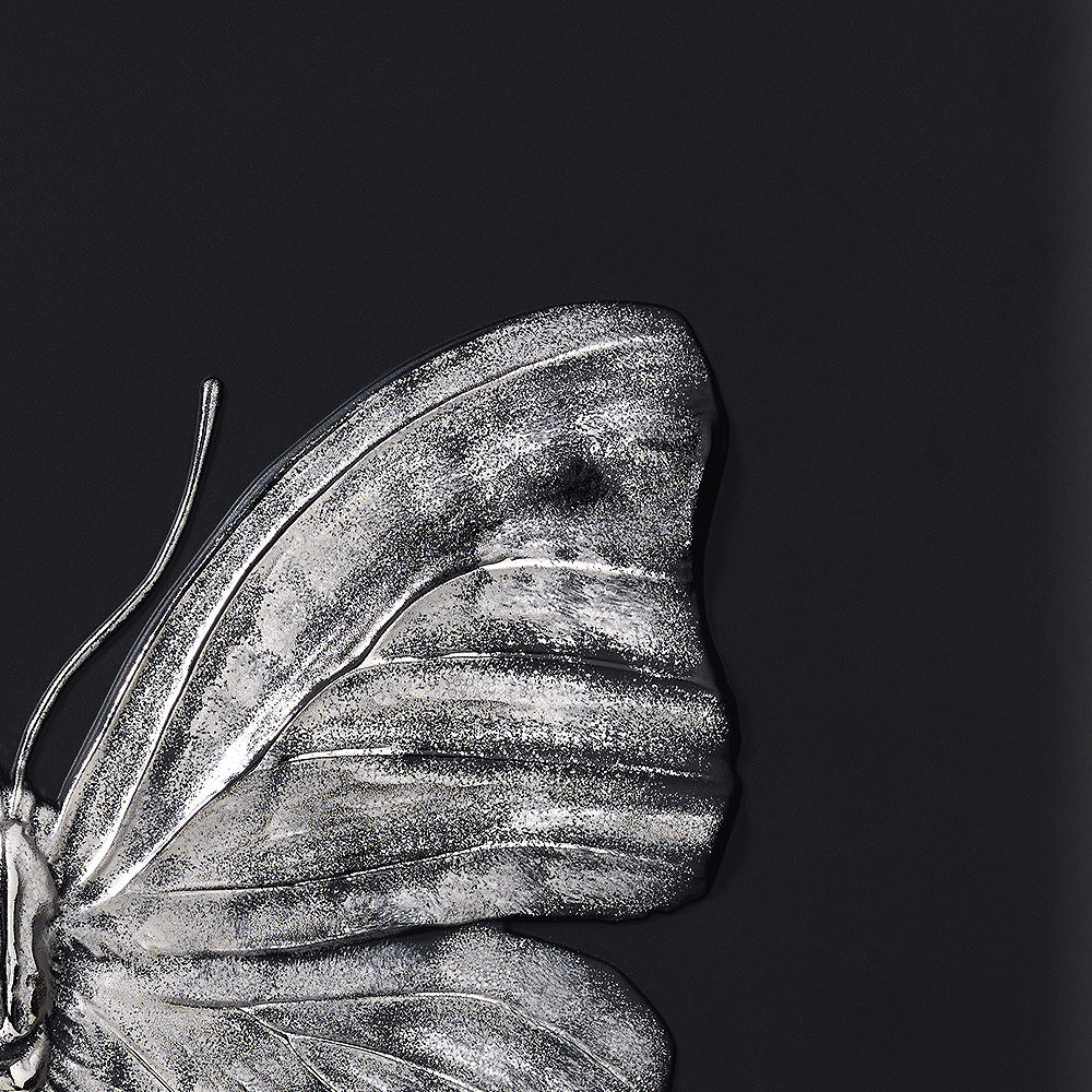 ETERNAL LOVE DAMIEN HIRST & LALIQUE 2015 - CRISTAL NOIR, TAMPONNÉ PLATINE