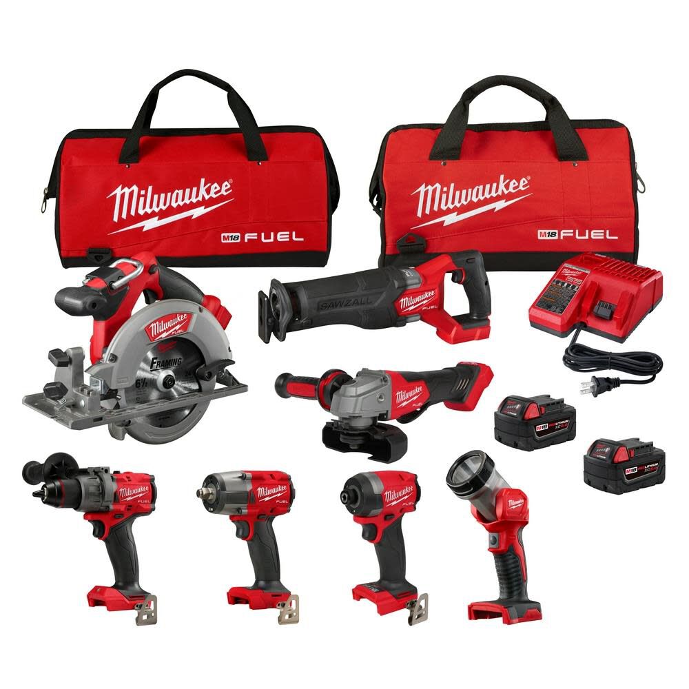 Milwaukee M18 FUEL 7 Tool Combo Kit