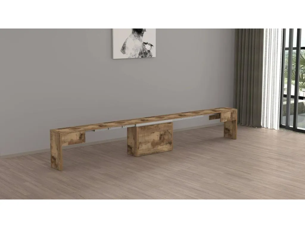 Banco Nidovia extensible para comedor 290x25x45 cm madera de arce kiu3583914