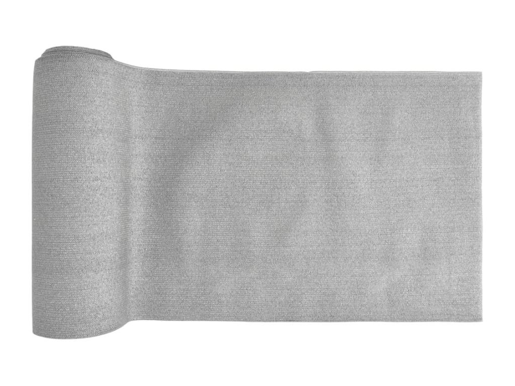 Red de privacidad gris claro 1x25 m HDPE 150 g/m²
