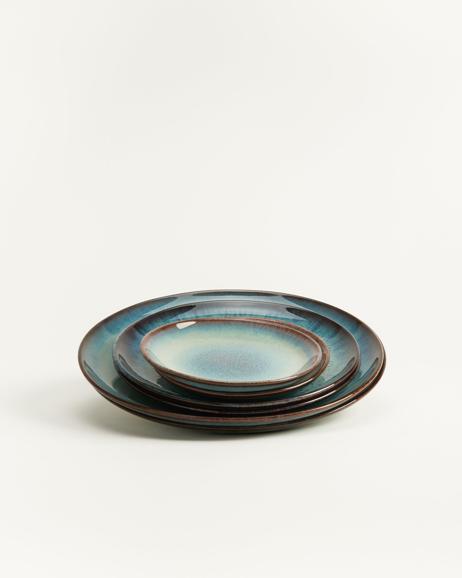 Madeira Teller-Set classic grünblau 6-teilig