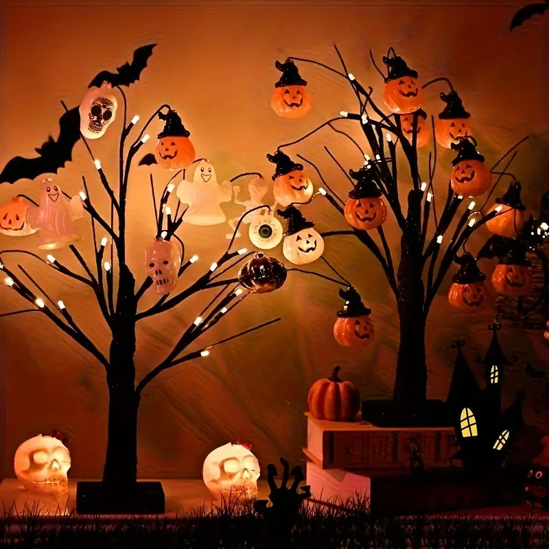 Spooky GlowTree™ - Halloween LED Birch Tree