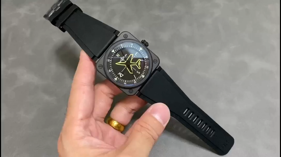 Bell & Ross BR 03 Gyrocompass Square Pilot