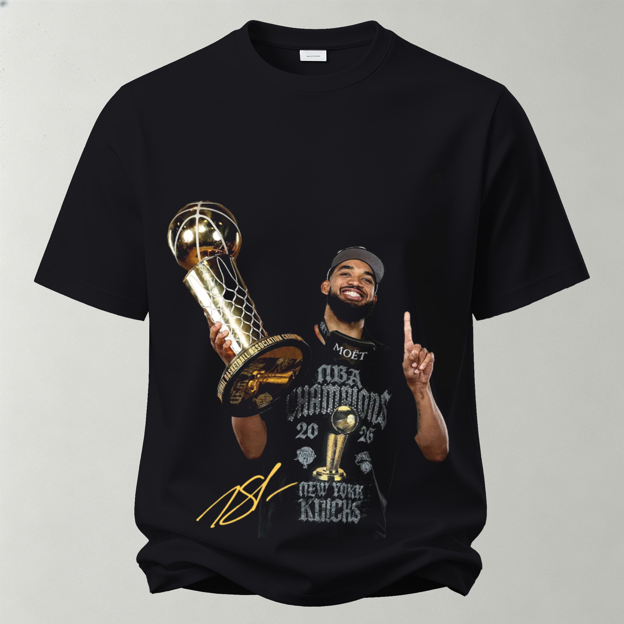 Championship Victory Graphic Printed Unisex Oversized T-shirt