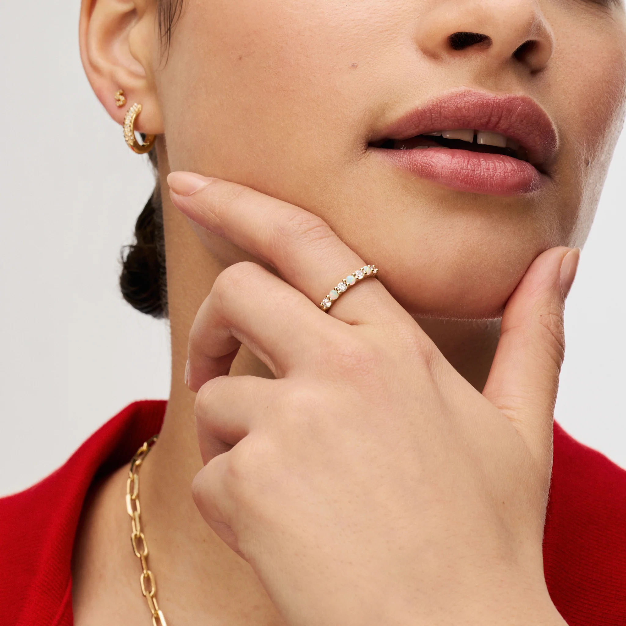 Lineup Opal Stacking Ring