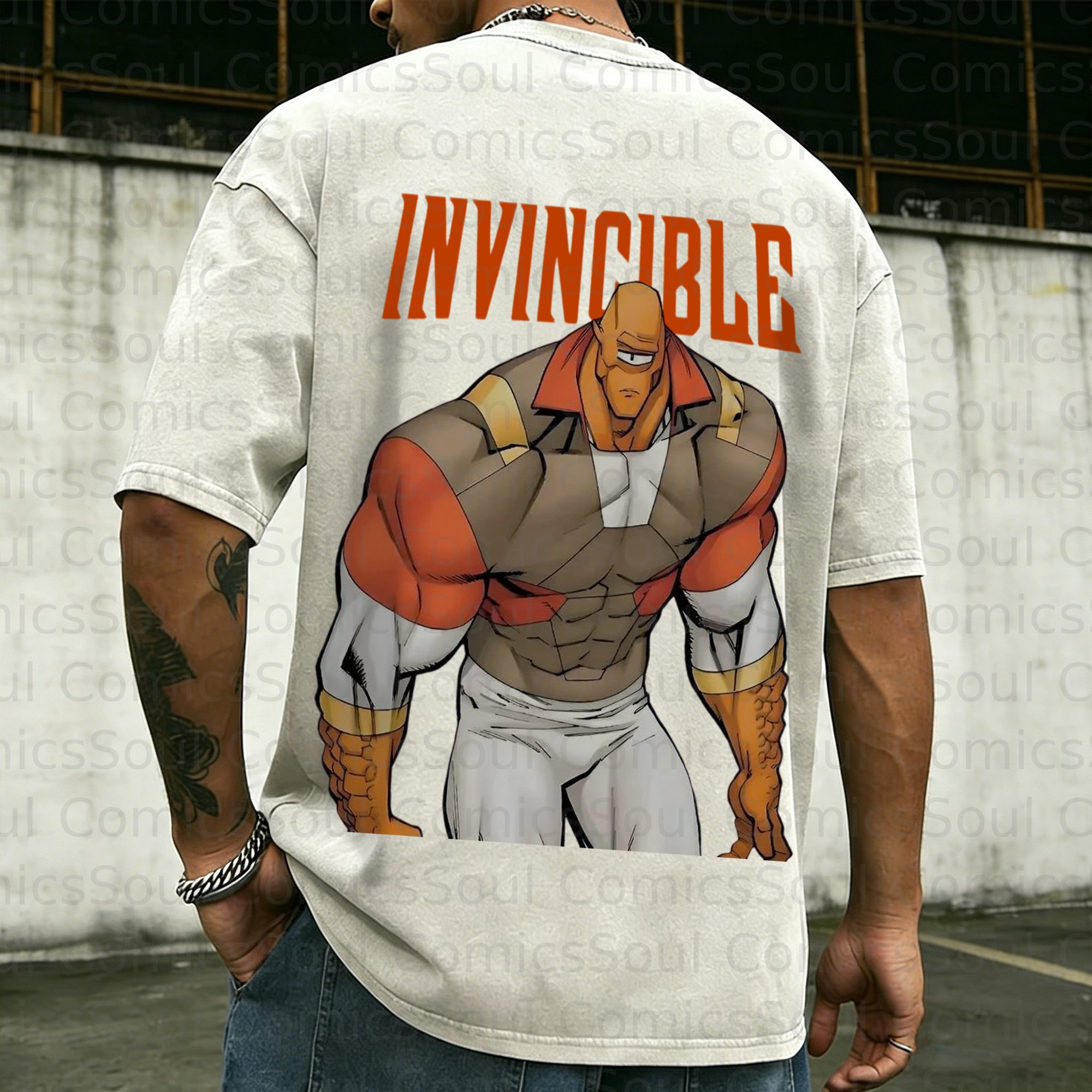 Unisex Anime Inspired Vintage Washed T-Shirt