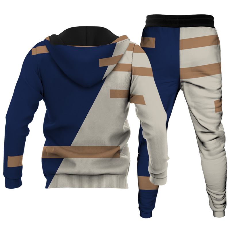 Men's Personalized Printed Hoodie Set 023