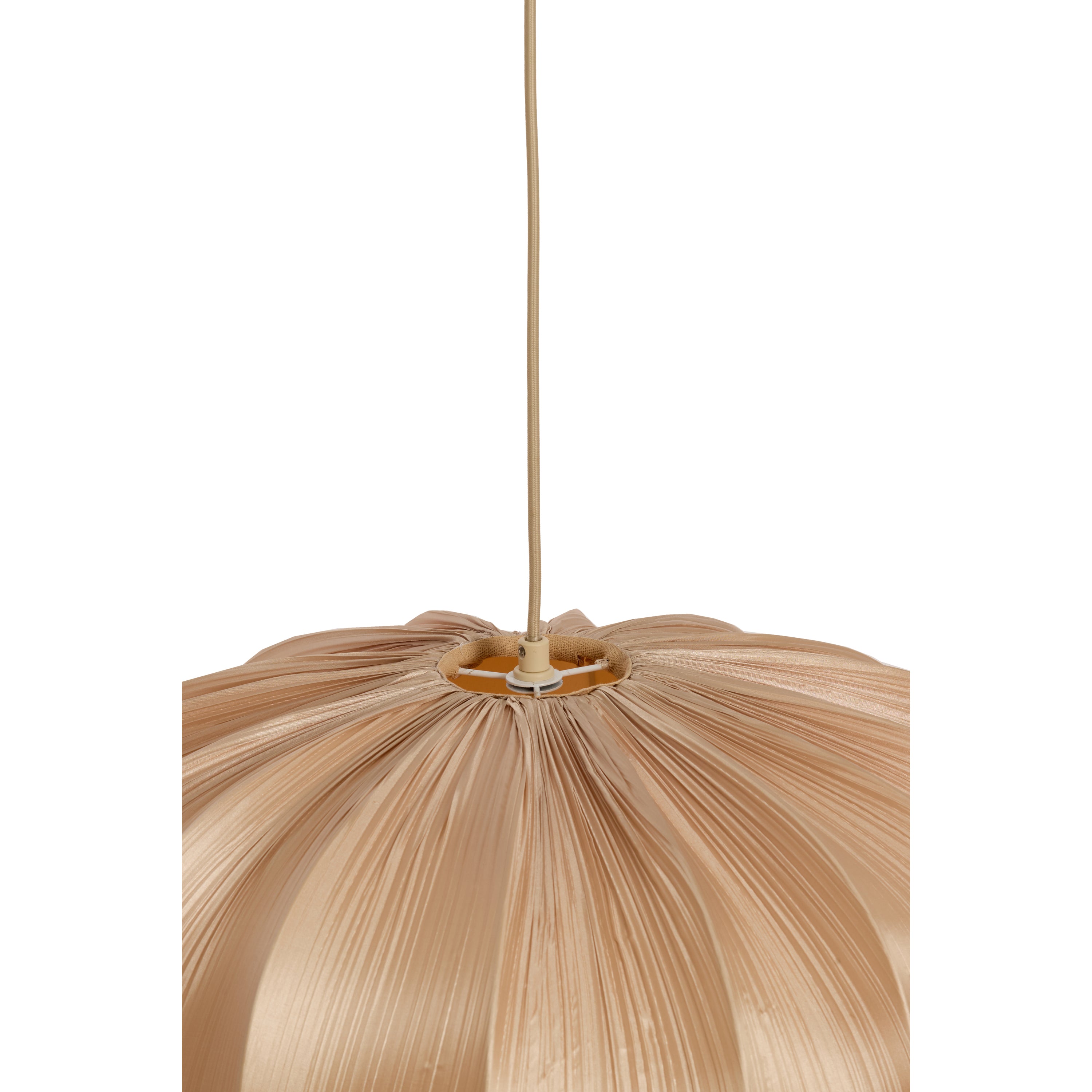 Light & Living - hanglamp - Savina - beige crème - textiel - Ø 50cm -