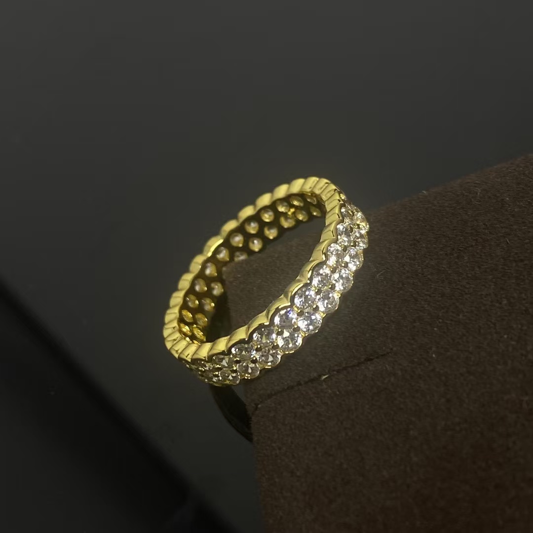 Cartier Diamond Paved Ring - Wide - Original Replica Club