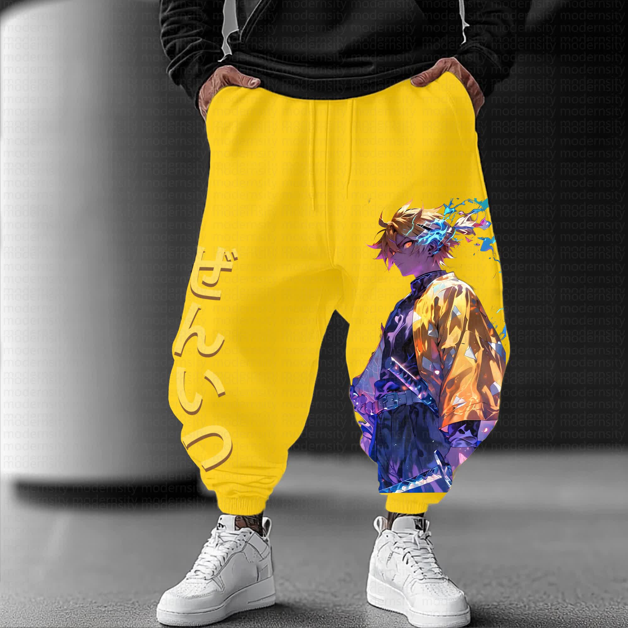 Unisex Anime Inspired Vintage Pants丨Comicssoul