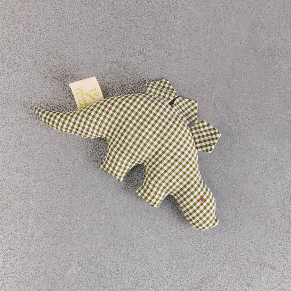 Peluche Dino - Carreaux