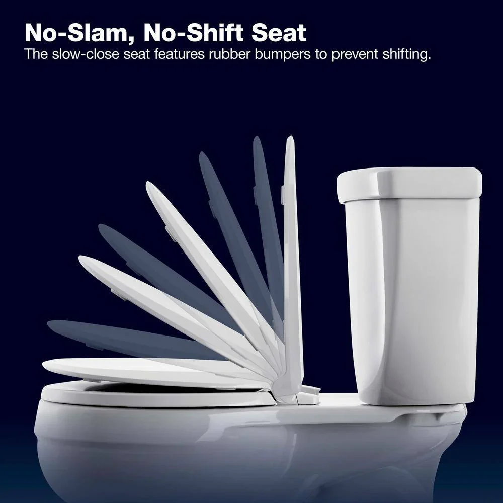 KOHLER Highline Arc Extra Tall Elongated Toilet, White, 1.28 GPF, 2-Piece - 78305-0 - Image 9 KOHLER Highline Arc Extra Tall Elongated Toilet, White, 1.28 GPF, 2-Piece - 78305-0 - Image 9