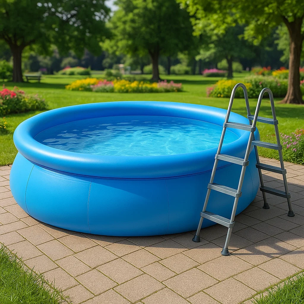 Piscina desmontable redonda con depuradora, azul 215x60 cm yGbHbbUVd2Rb