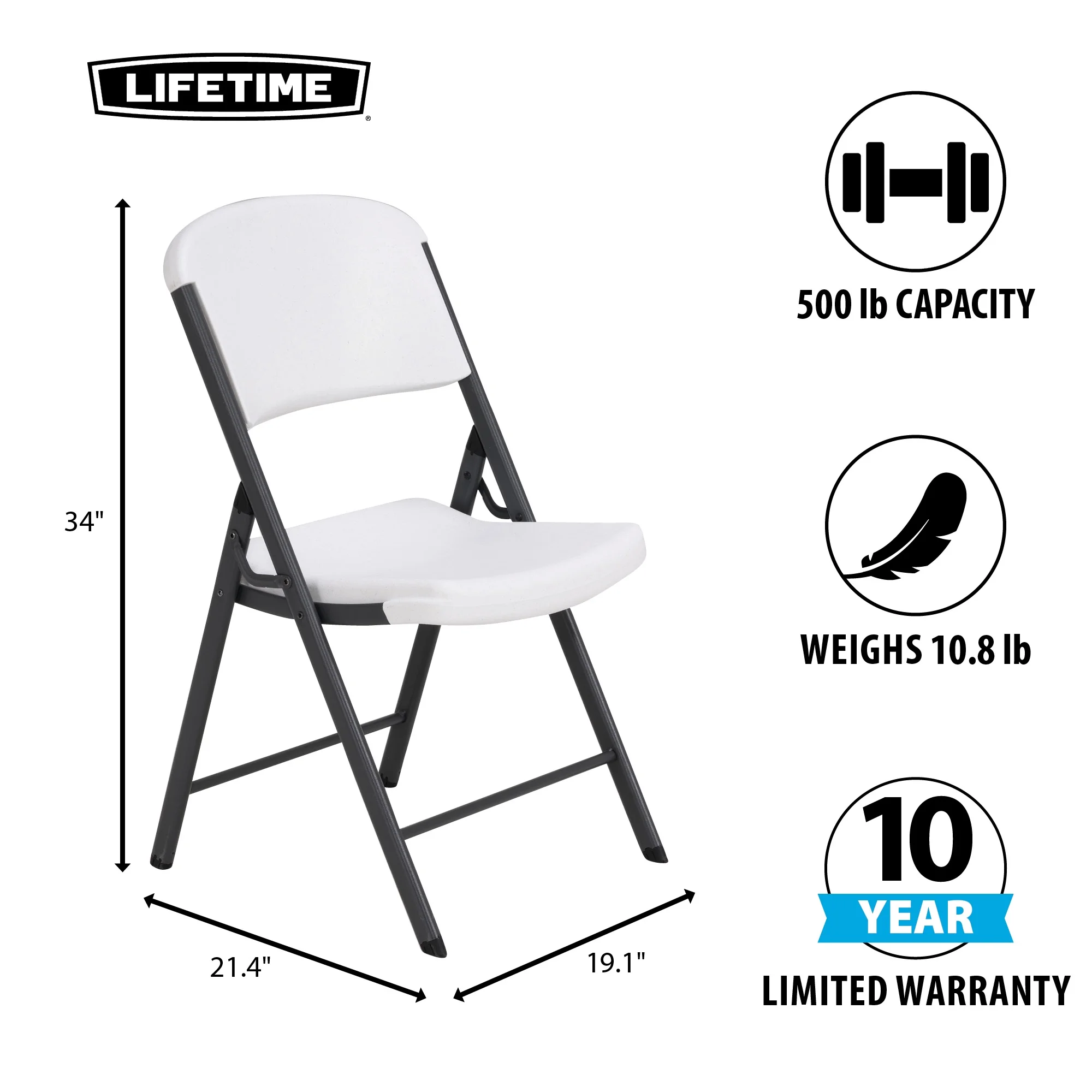 Lifetime Folding Table and Chair Set - Pack of 108 - Image 3