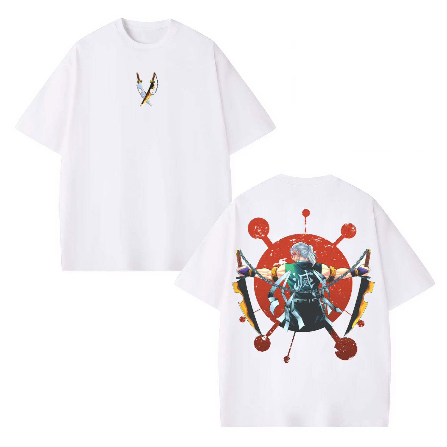 Unisex Anime Inspired Vintage Washed T-Shirt丨Comicssoul