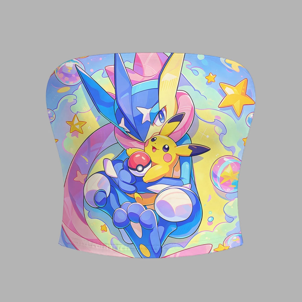 Pokémon Strapless Top  & Elasticated Trousers Two-Piece Set