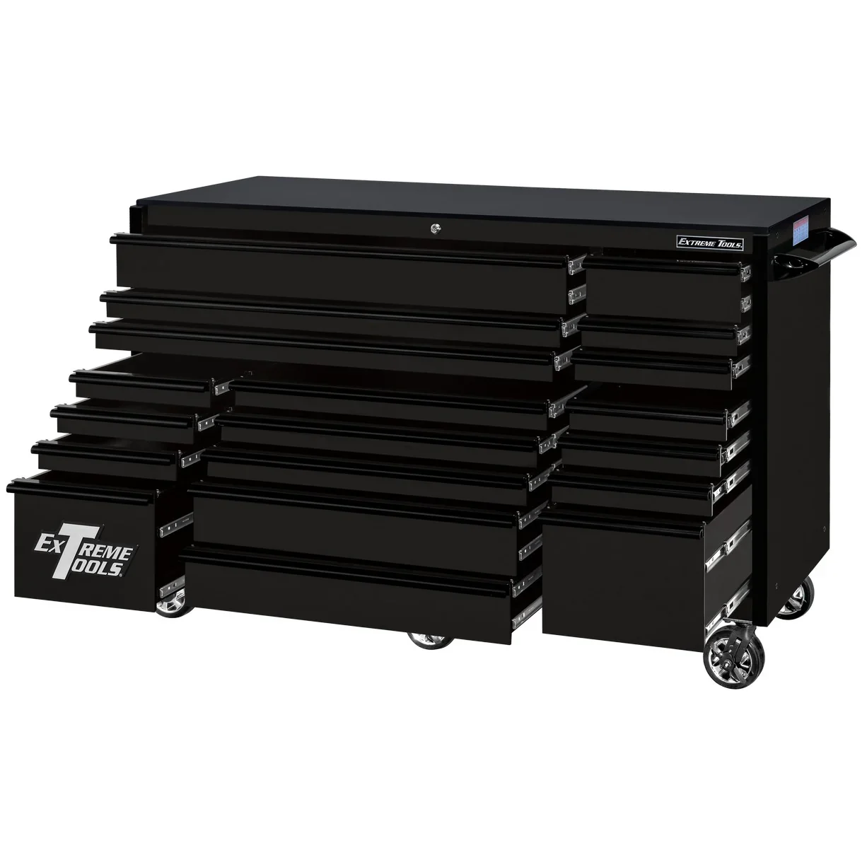 Extreme Tools 72-in x 30-in 19-Drawer Roller Cabinet With 250 lb Drawer Slides - RX723019RC-250 - Image 18 Extreme Tools 72-in x 30-in 19-Drawer Roller Cabinet With 250 lb Drawer Slides - RX723019RC-250 - Image 18