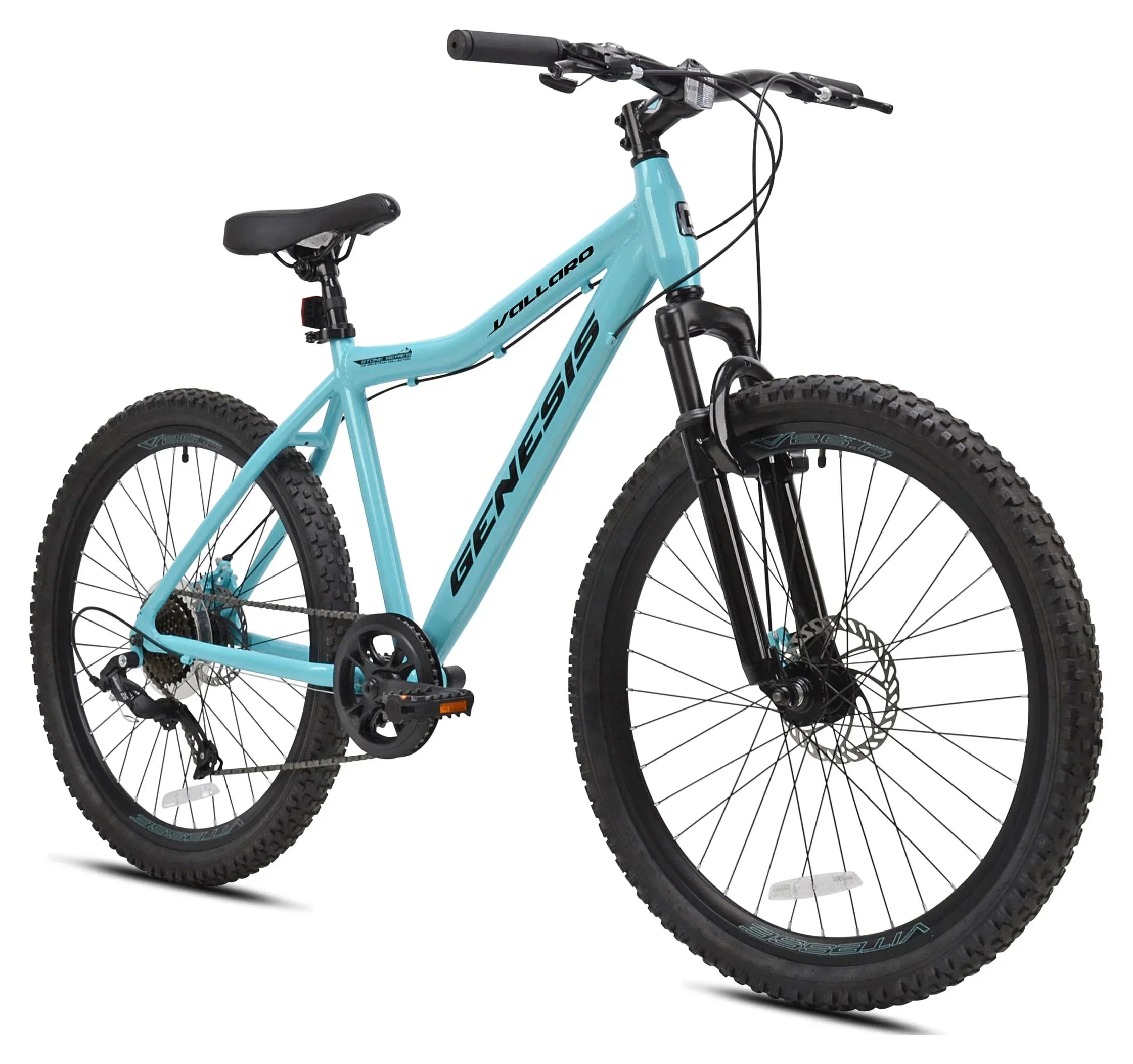Genesis Vallaro Women's Aluminum Mountain Bike, 26-inch, Light Blue - Image 2 Genesis Vallaro Women's Aluminum Mountain Bike, 26-inch, Light Blue - Image 2