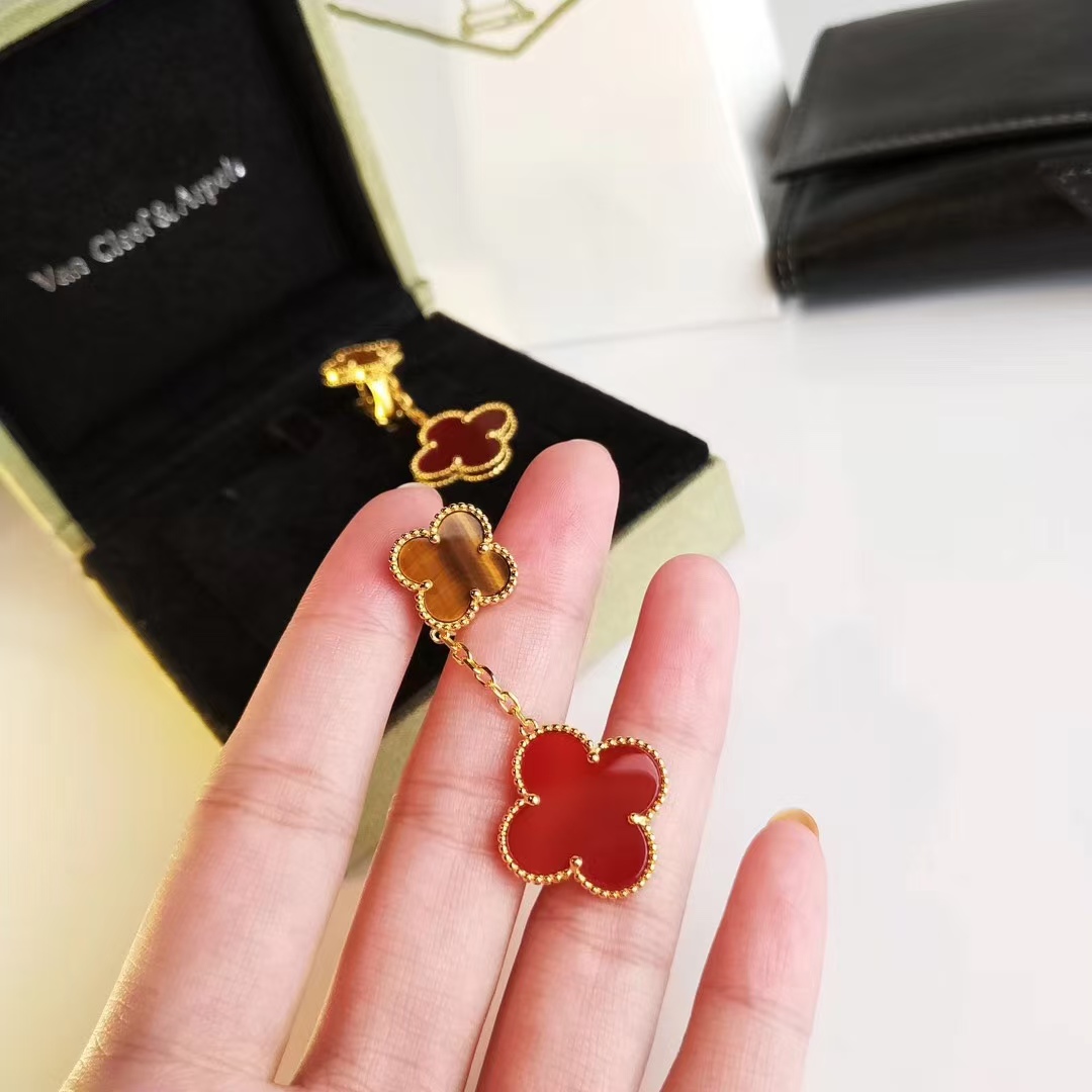 VCA Magic Alhambra Earrings 2 Motifs - Original Replica Club