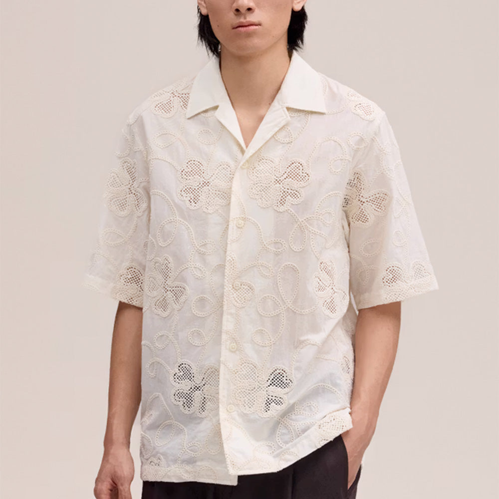 NN07 - Chemise Ben SS 50049 - Ivoire