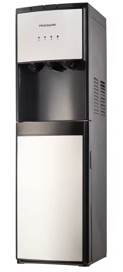 Frigidaire, 5 Gallon Bottom Loading Hot and Cold Water Dispenser EFWC505, Stainless Steel