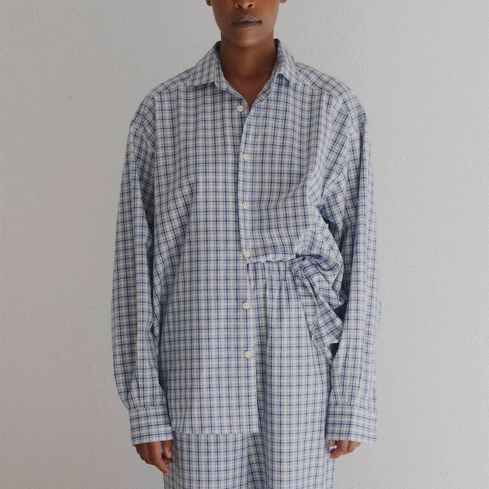 Baserange - Chemise Claude - Blue Check