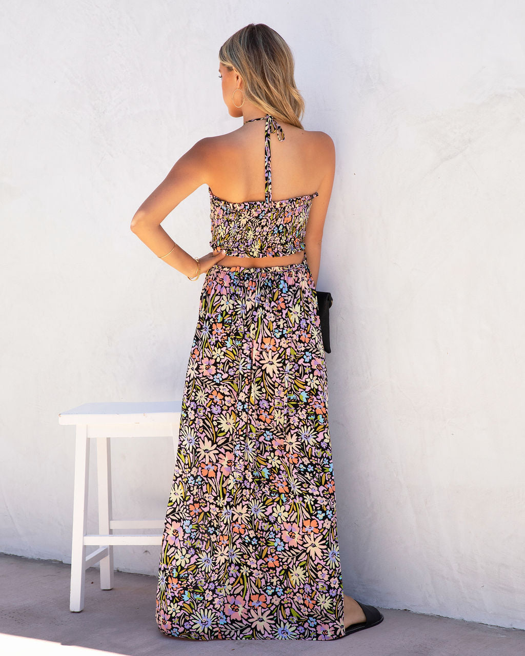 Miryam Floral Smocked Midi Dress - FINAL SALE - Se7enfashion