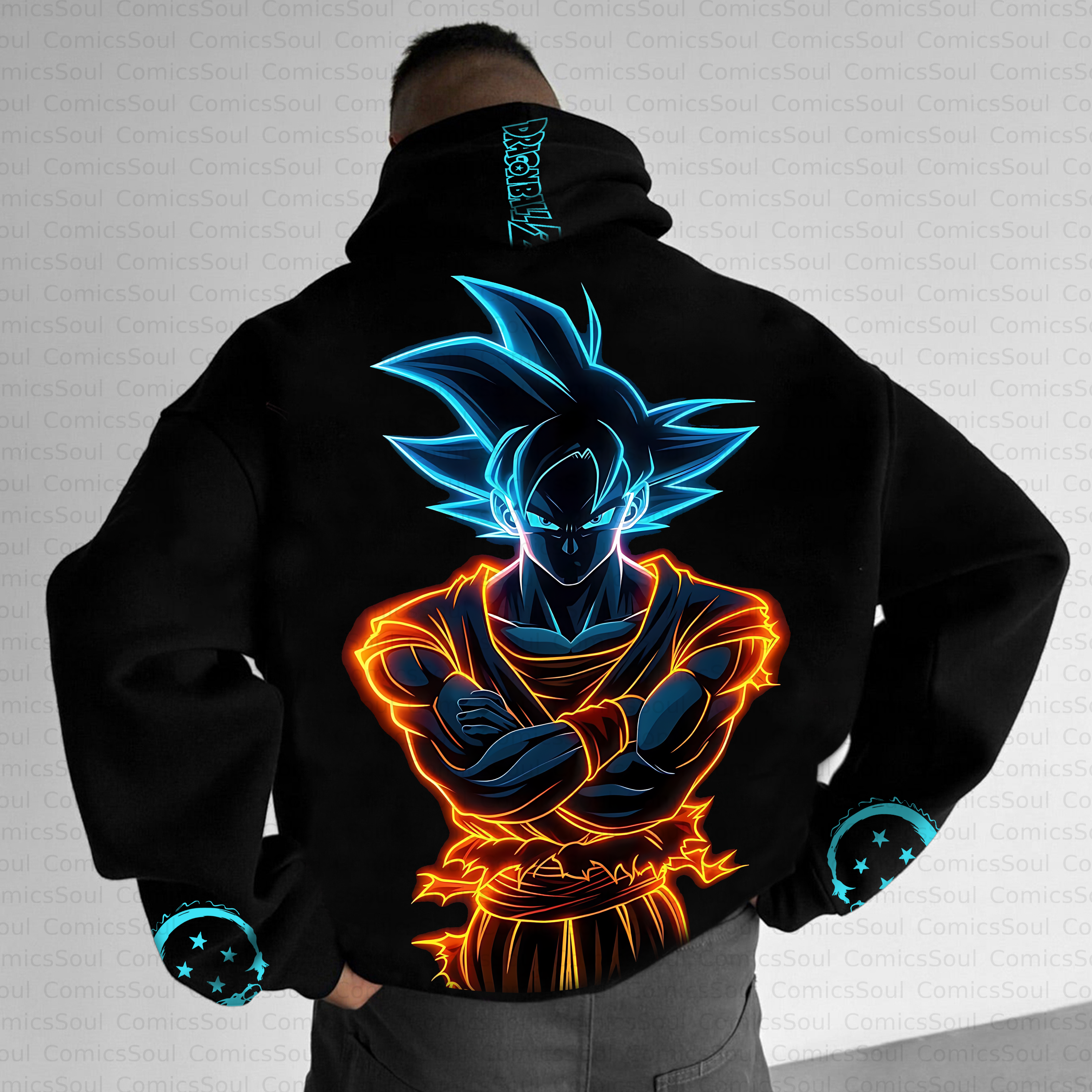 Unisex Anime Inspired Vintage Plush Hoodie