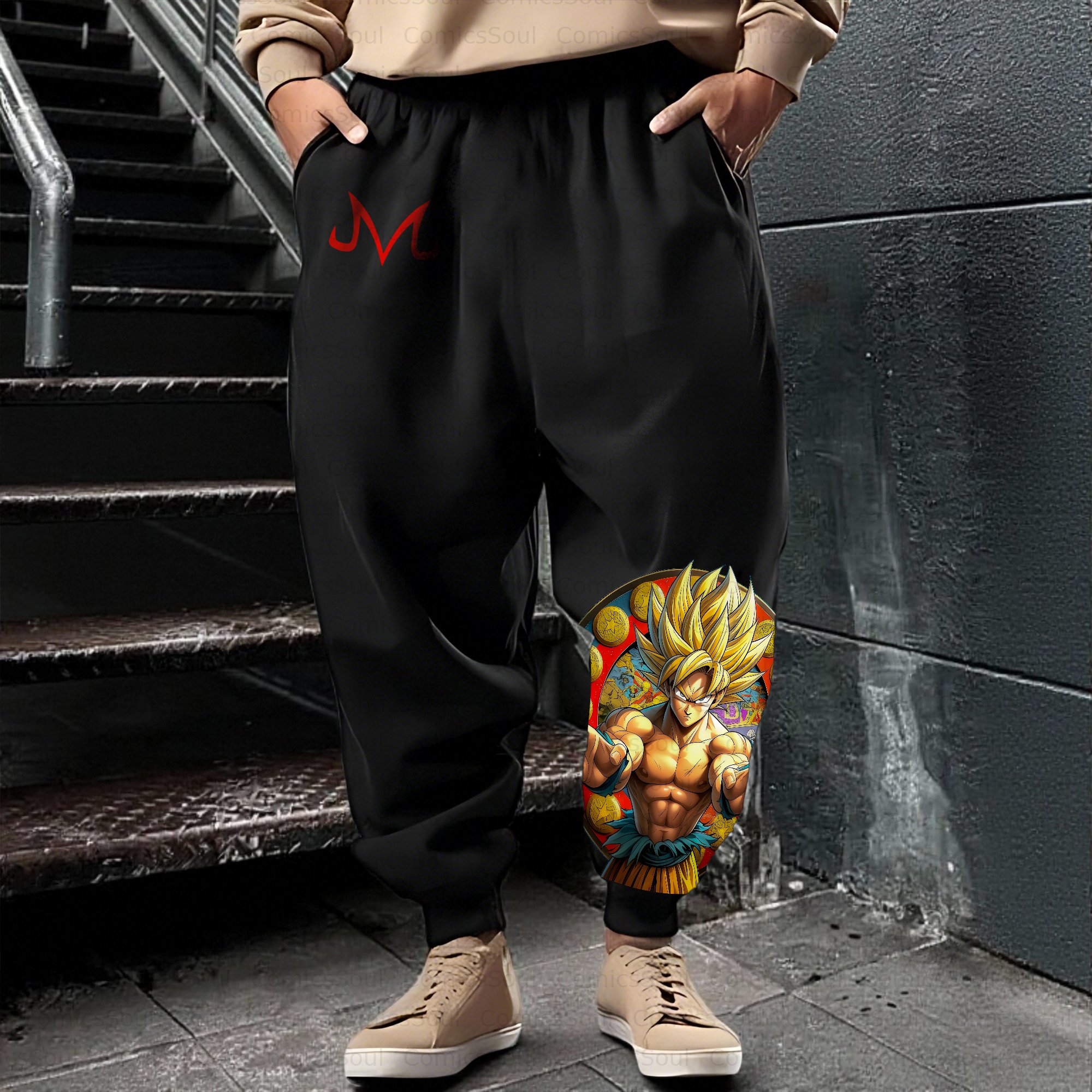 Unisex Casual Anime Streetwear Pant