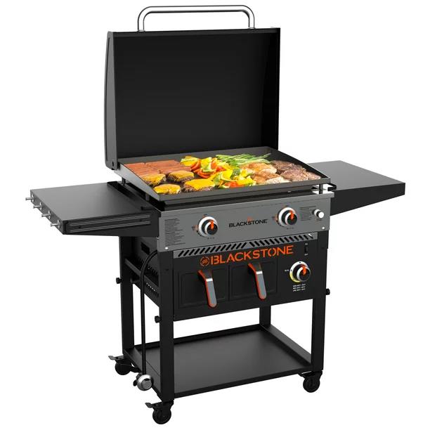 WAYFAIR "Clearance Sale"Blackstone 2-Burner 28 Griddle With Electric Air Fryer And Hood