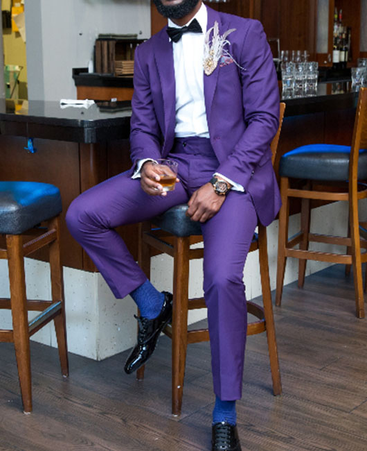 Solid Lapel Collar Chest Pocket Blazer & Pants 2Pcs Set