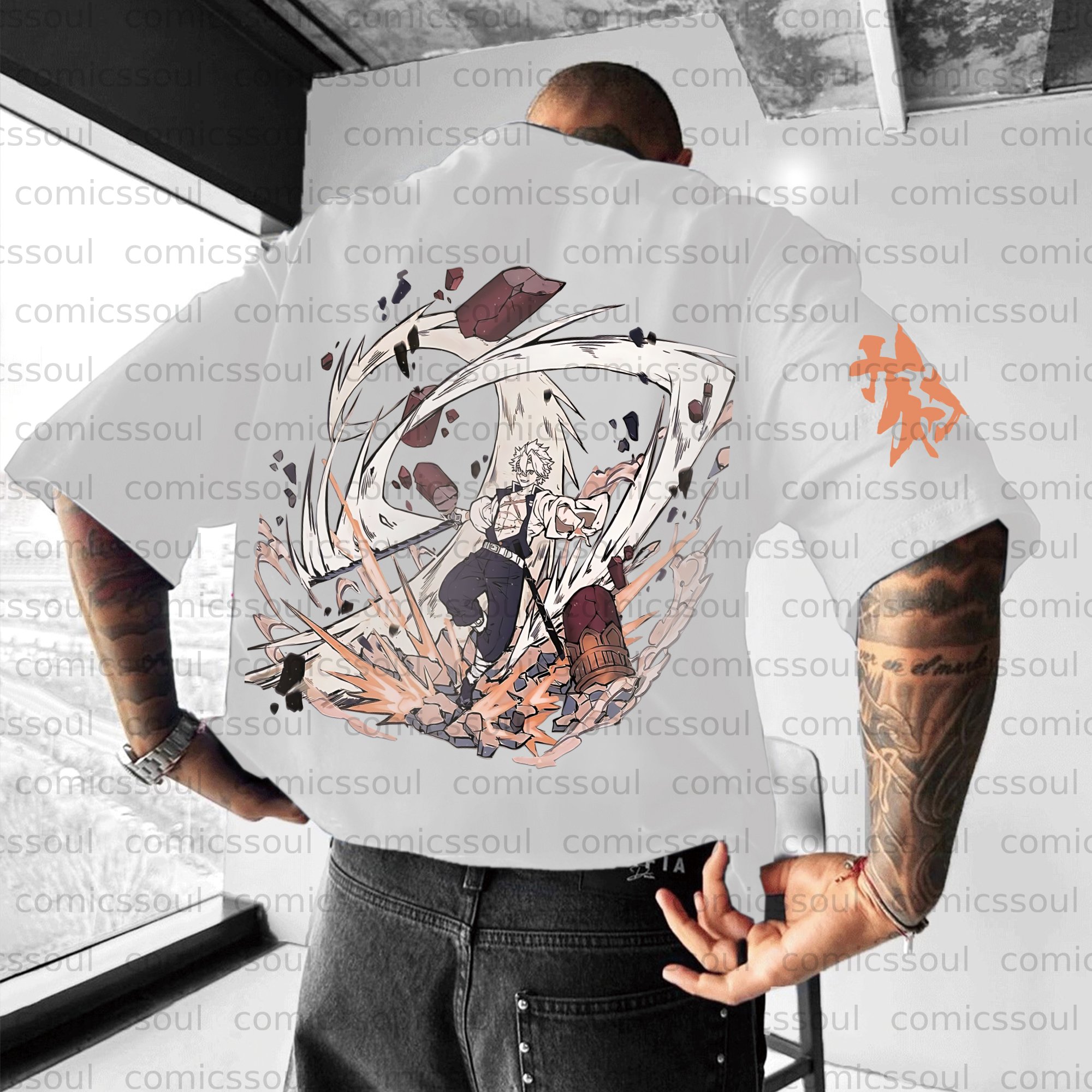 Unisex Anime Inspired Vintage T-Shirt