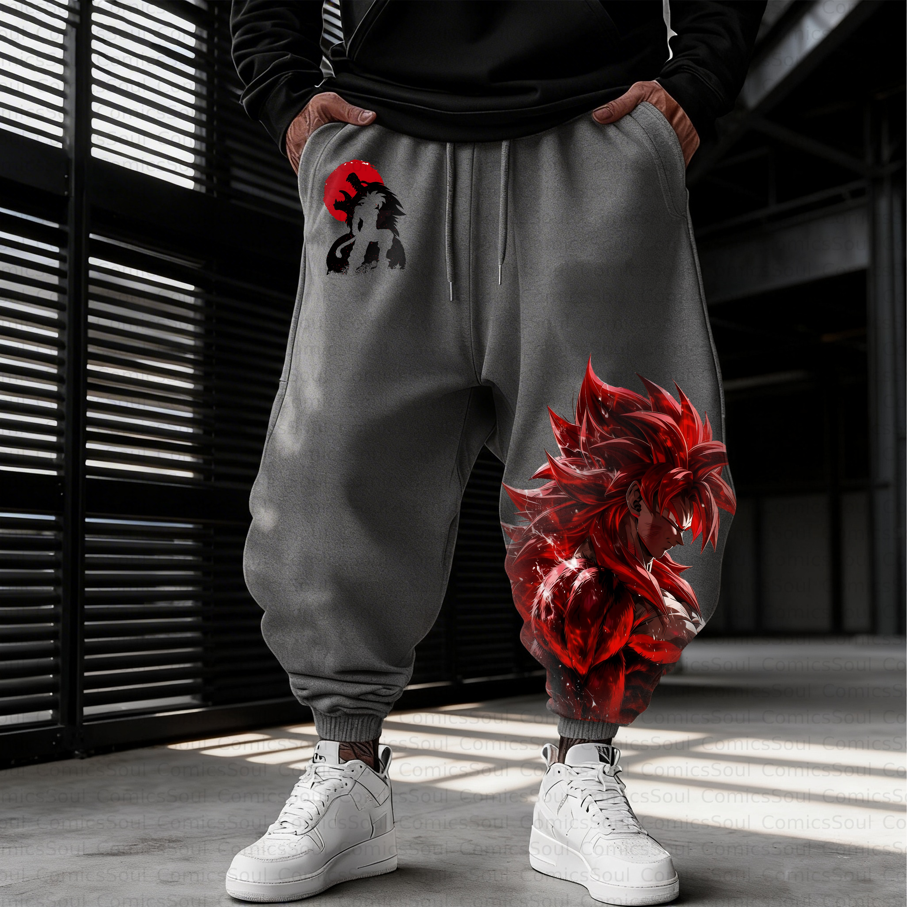 Unisex Casual Anime Streetwear Pant