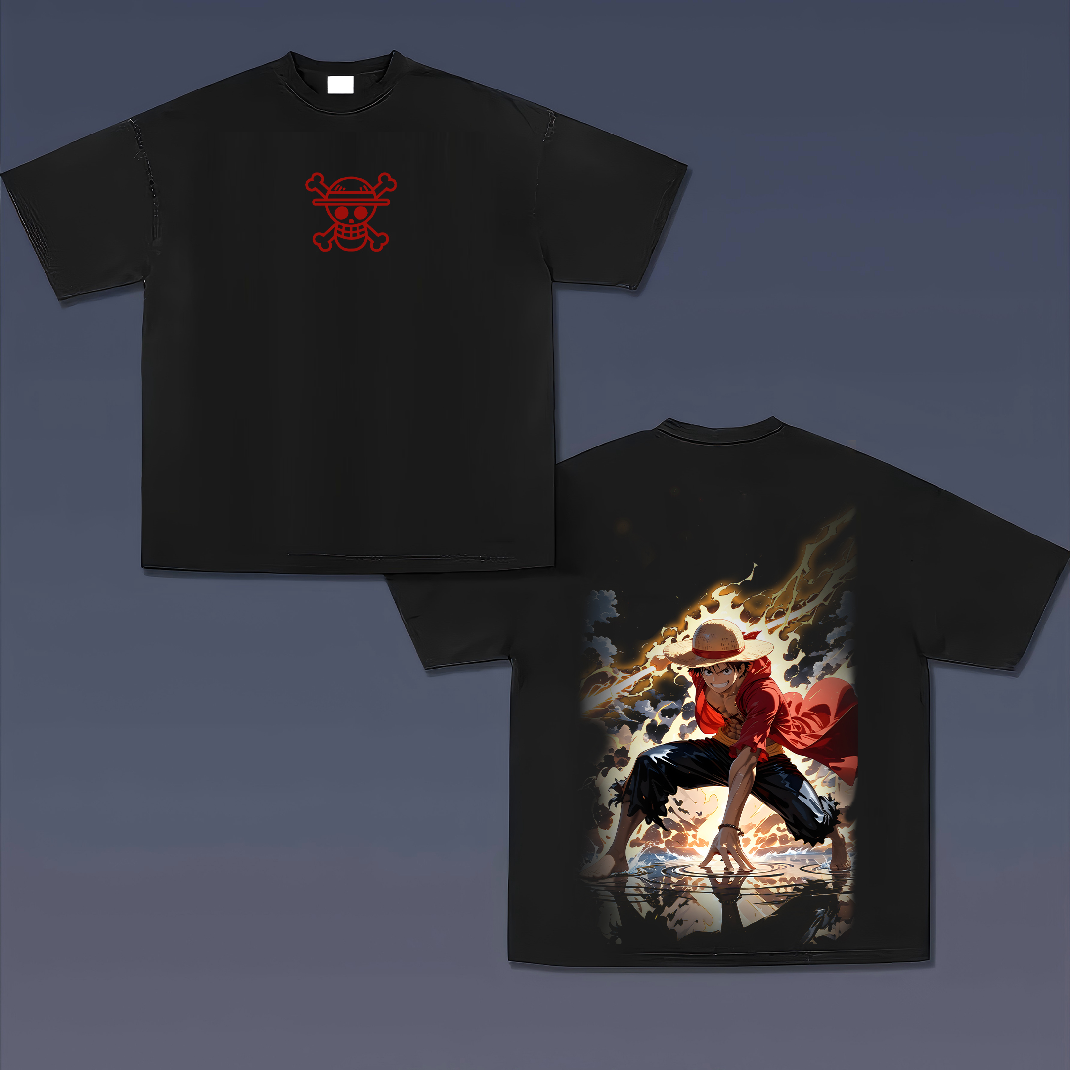 Unisex Anime Inspired Vintage Washed T-Shirt丨Comicssoul