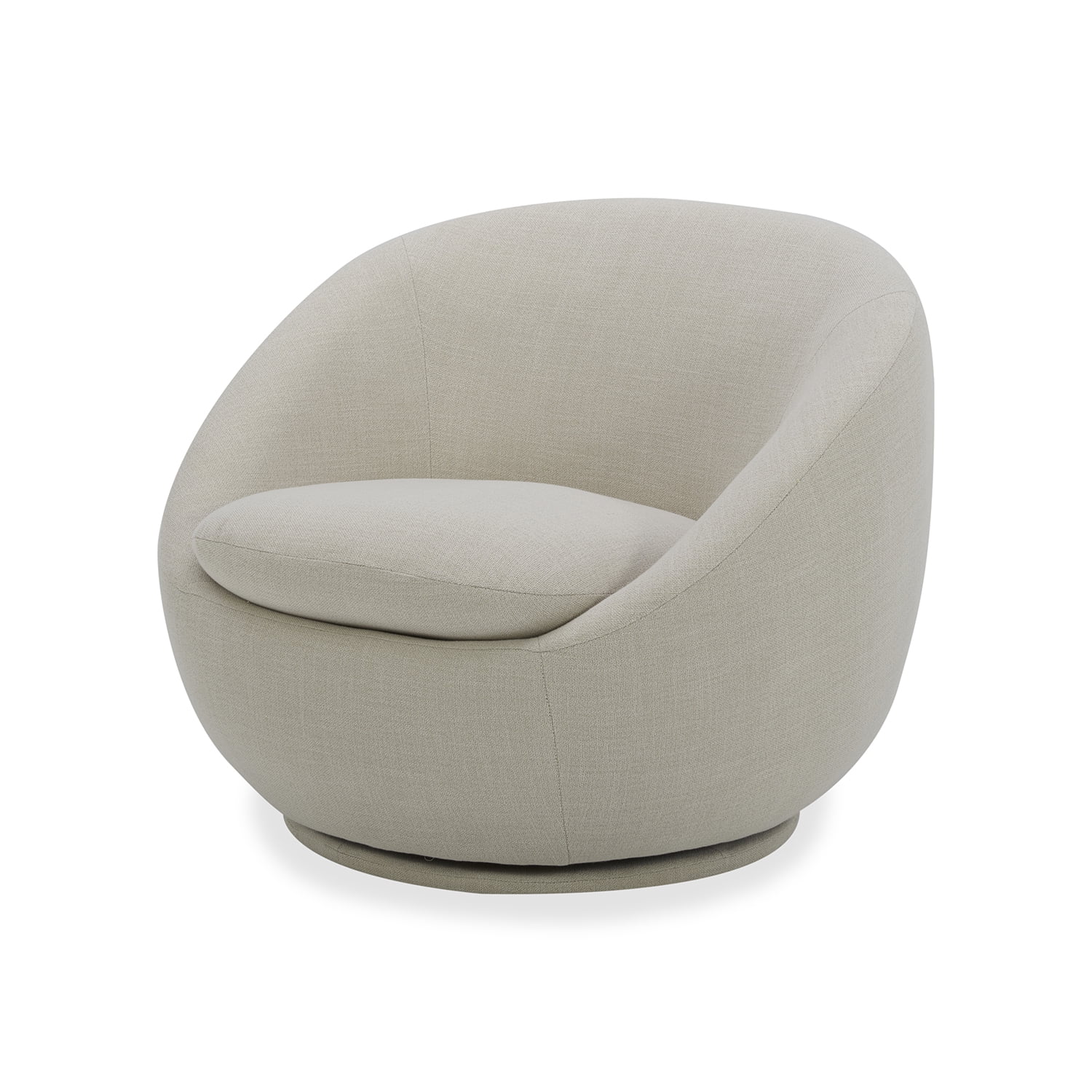 Better Homes & Gardens Mira Swivel Accent Chair, Cream Shearling - Image 39